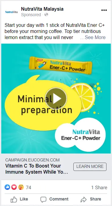 Eucogen FB ads