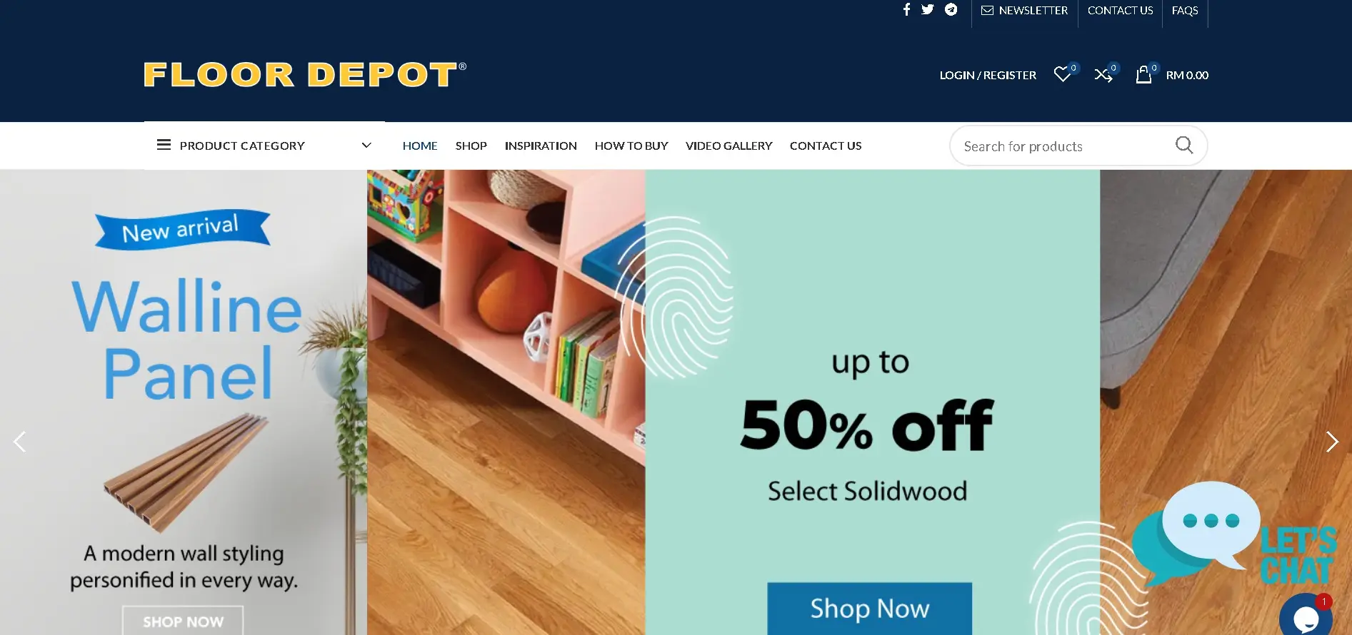 FLOOR DEPOT website 2