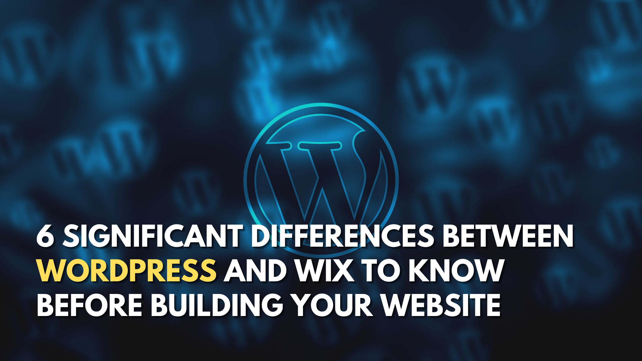 wordpress vs wix 2