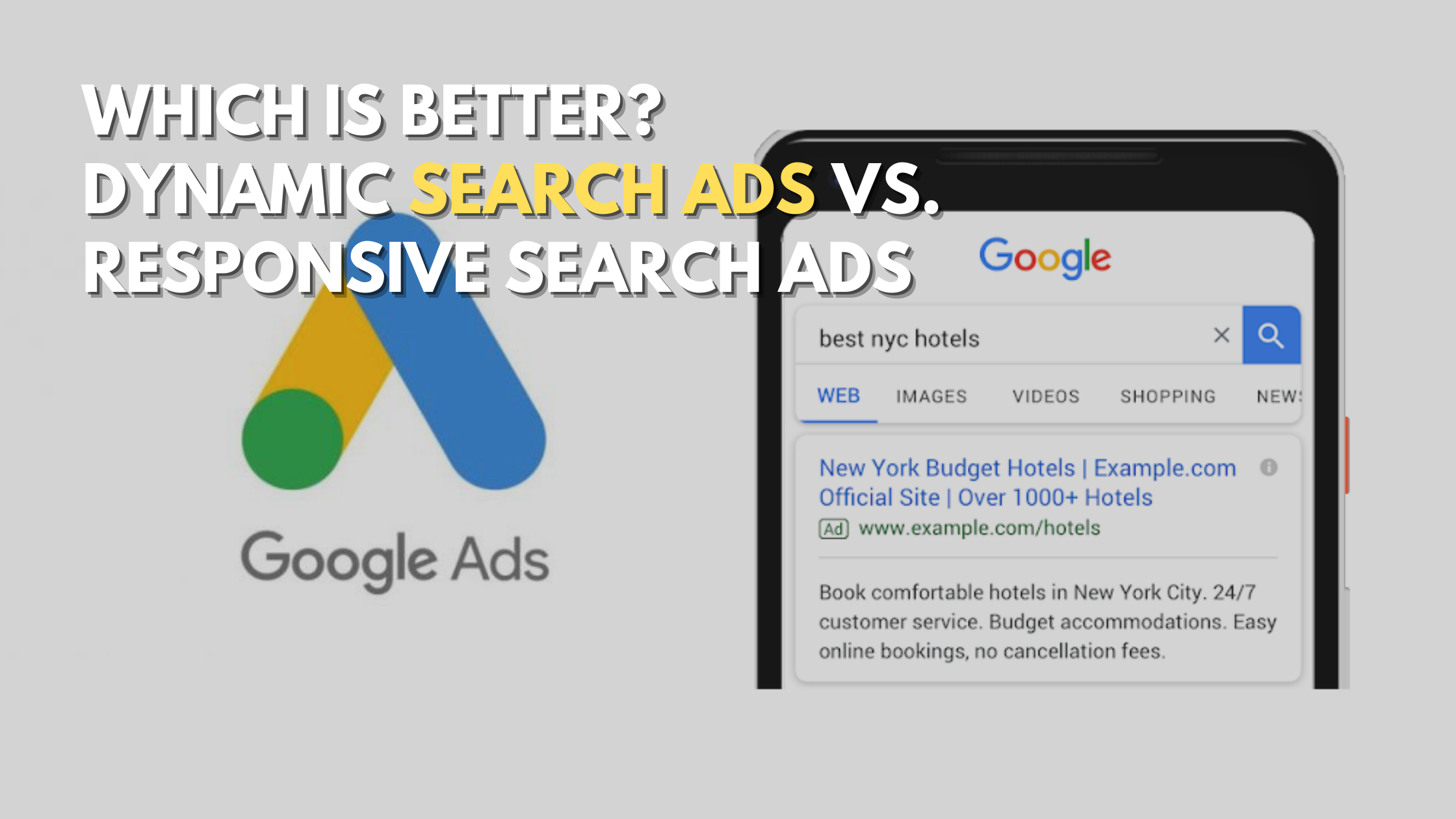 google search ads differences